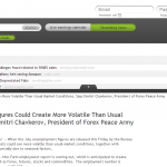 Forex Peace Army | US Unemployment Press Release in AlipesNews